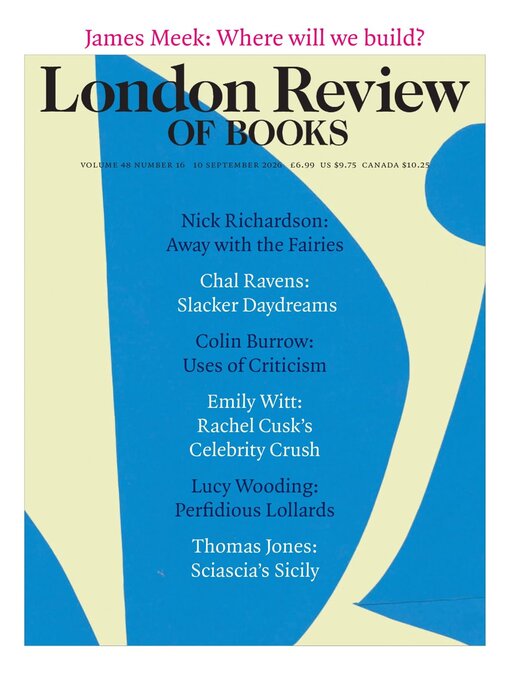 Cover image for London Review of Books